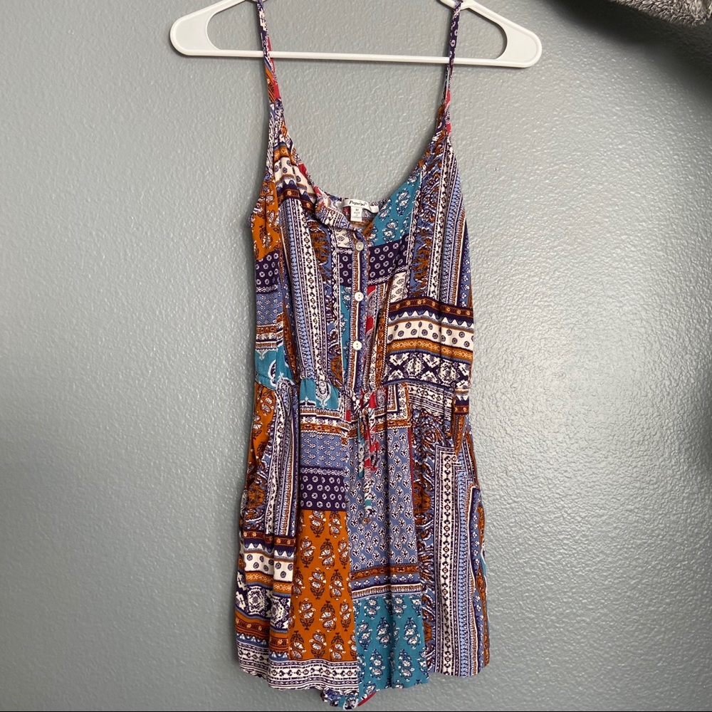 Patterned Romper